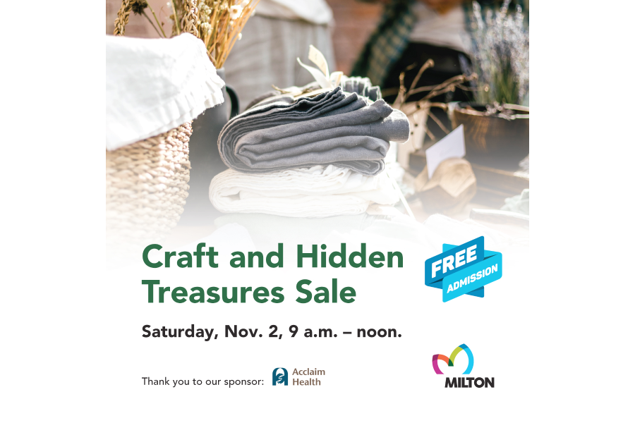 Craft and Hidden Treasures Sale