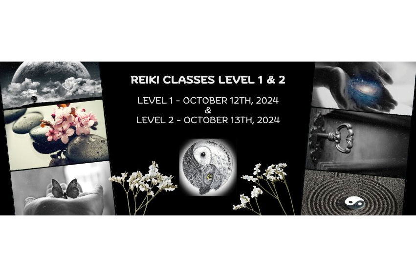 Reiki Level 1 & Level 2 Classes