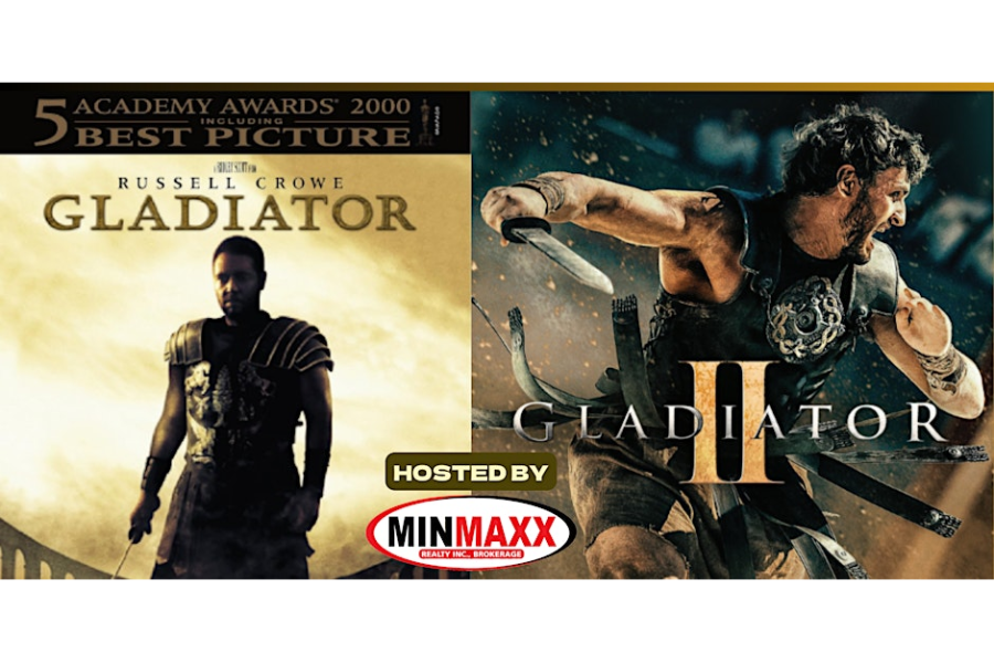 Gladiator (8:00 - 10:30 AM) & Gladiator II (10:45 - 1:15 PM) Double Header!