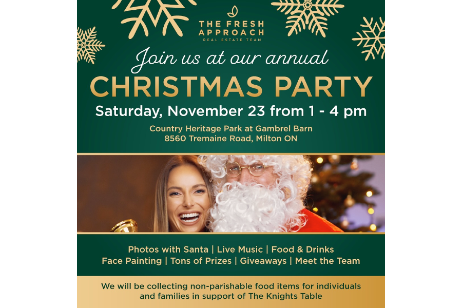 The Fresh Approach Real Estate Team's Annual Christmas Party