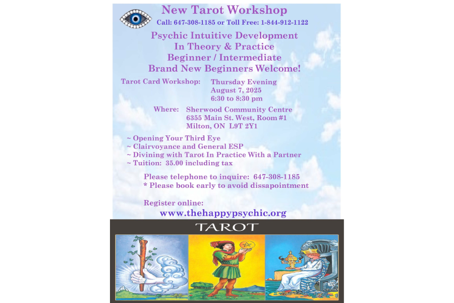 New Tarot Card Reading Workshop