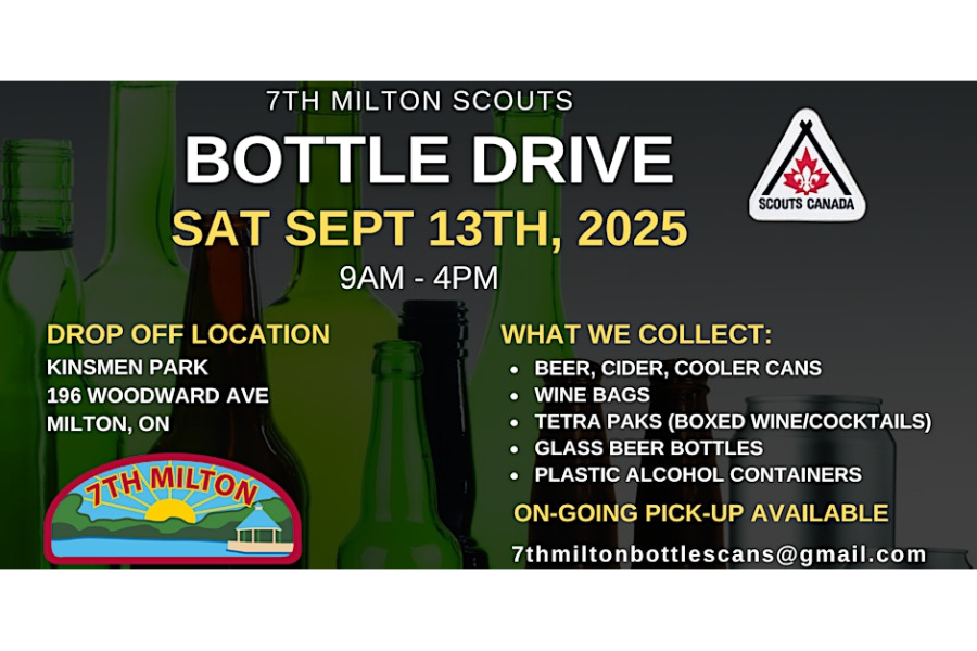 7th Milton Scouts Bottle and Can Drive