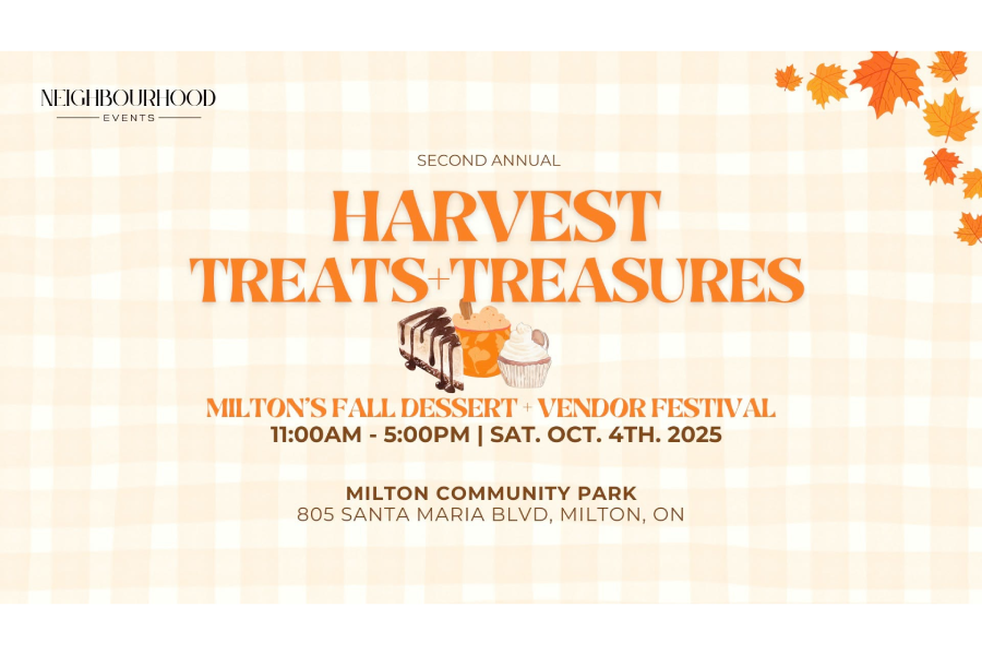 Harvest Treats + Treasures: Milton Dessert + Vendor Festival