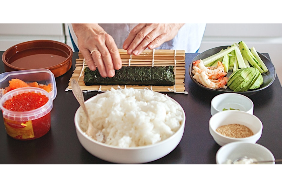 Sushi Making Class at Third Moon Brewery