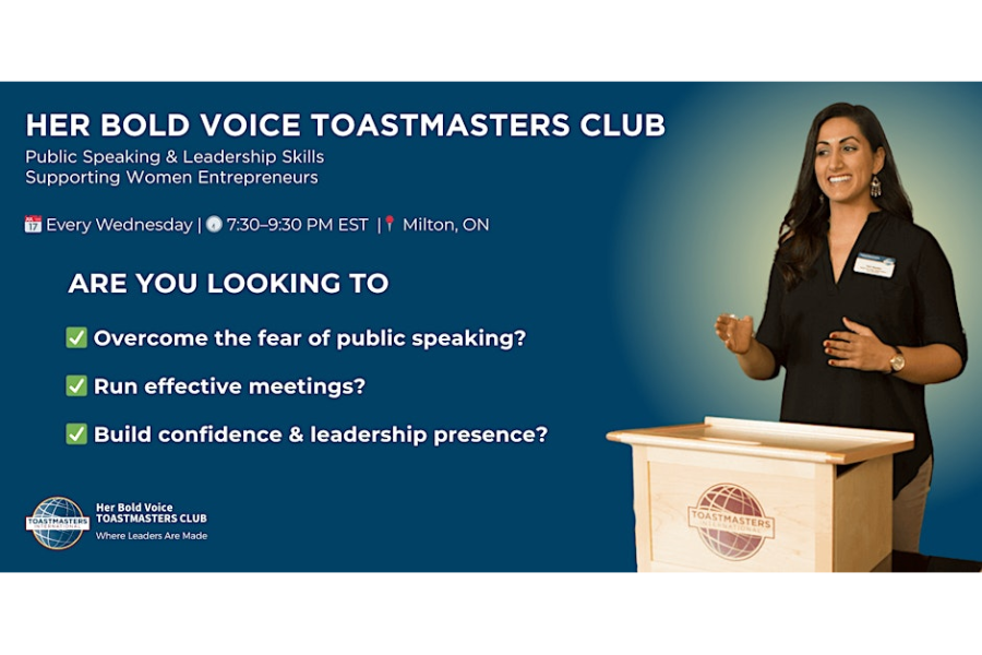 Public Speaking & Leadership Skills- Supporting Women Entrepreneurs