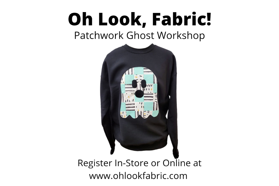 Oh Look, Fabric! Patchwork Ghost Workshop