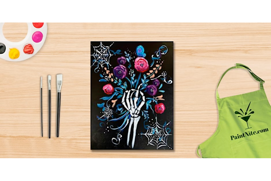 Paint Nite: Bones & Roses