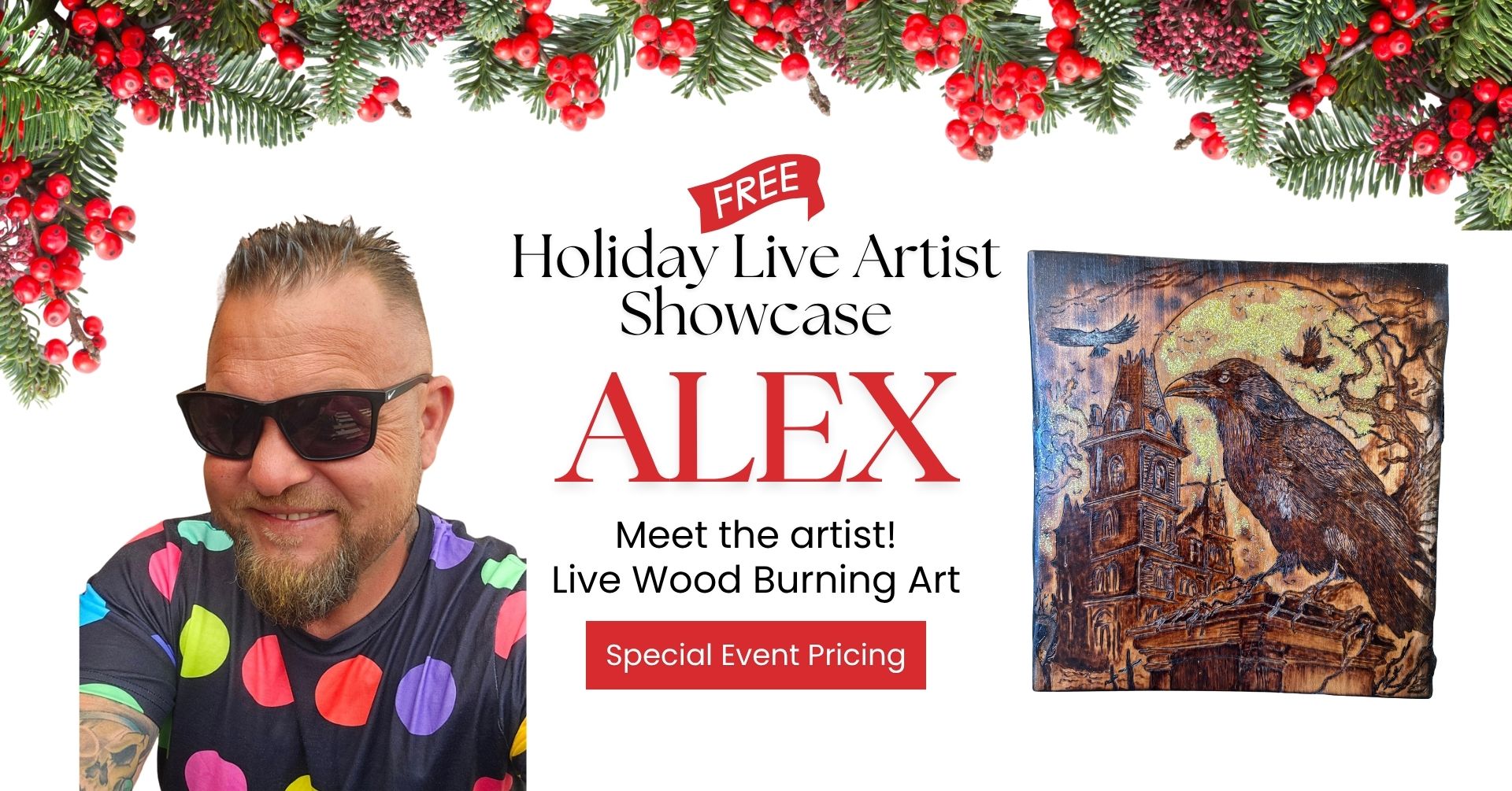 Holiday Live Artist Showcase – ALEX AZ Tribe Promotions