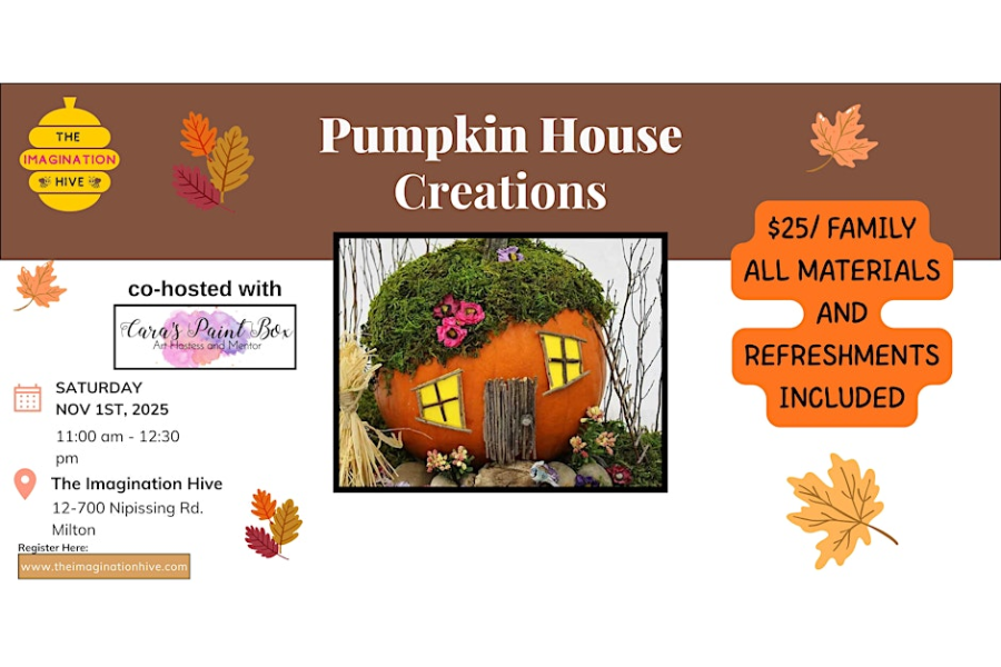 Family Art Workshop: Pumpkin House Creations