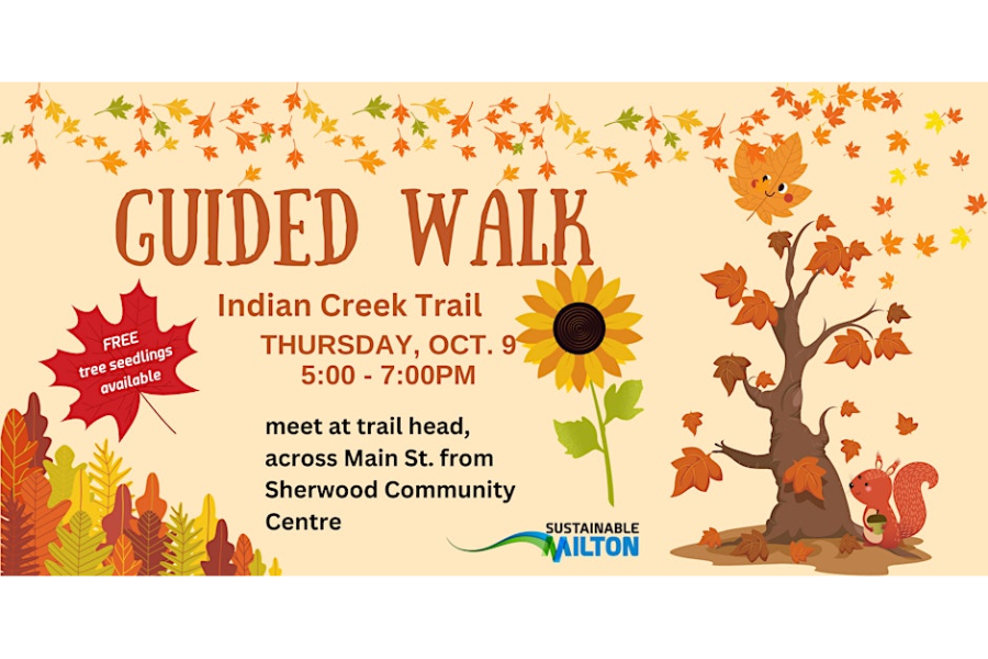 Guided Walk along Indian Creek Trail