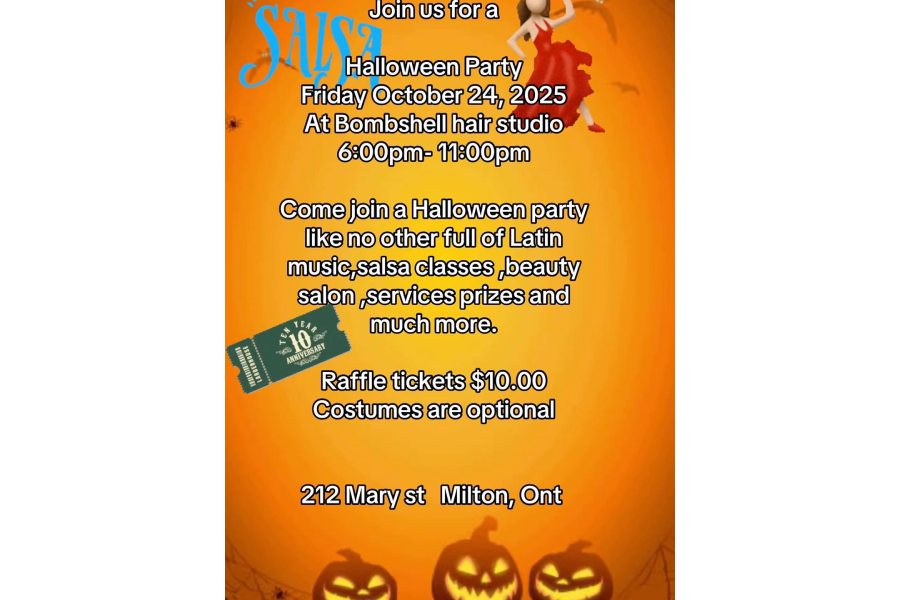 Halloween Party at Bombshell Hair Studio