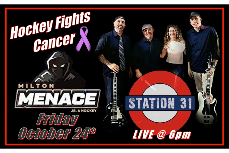 Hockey Fights Cancer with Milton Menace and Station 31