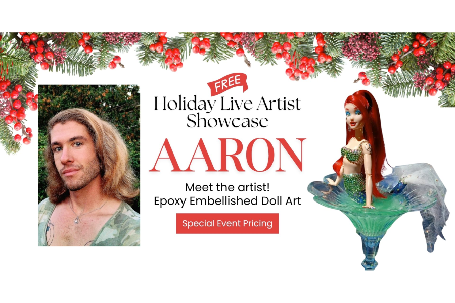 Holiday Live Artist Showcase - Ероху Embellished Doll Art