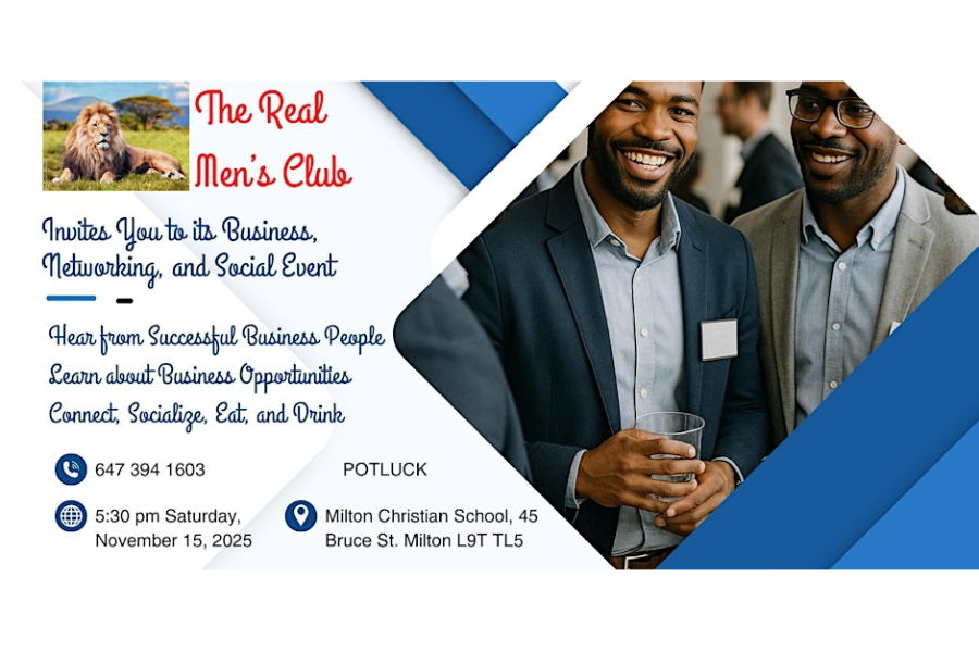 Business and Networking Meeting of The Real Men's Club