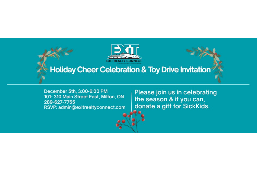 Holiday Cheer Celebration & Toy Drive Invitation