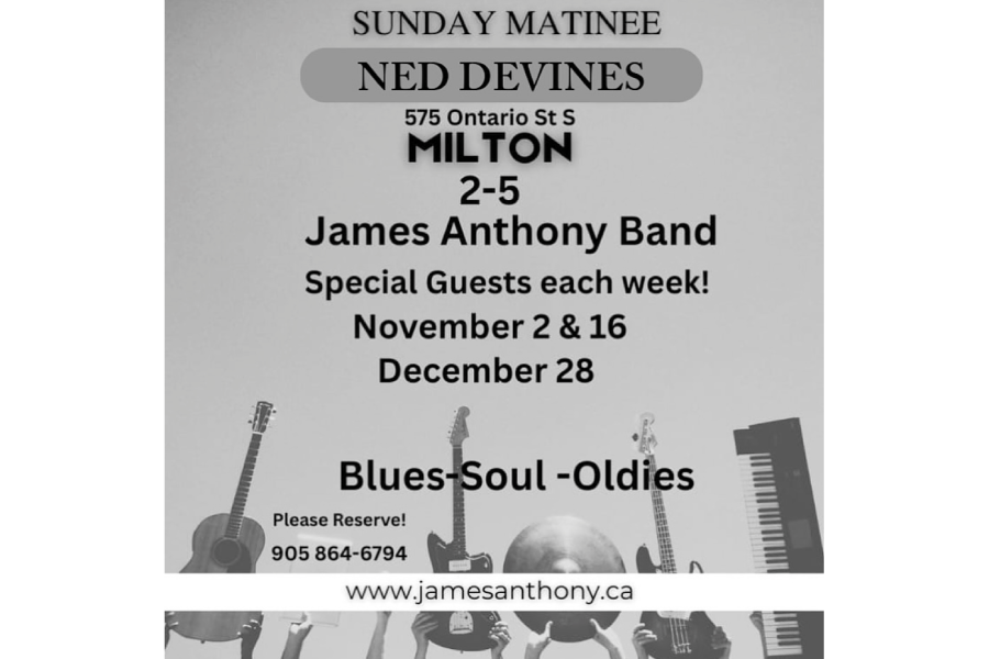 James Anthony Band @ Ned Devine's Irish Pub