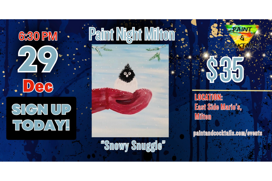 Paint Night at East Side Mario's, Milton