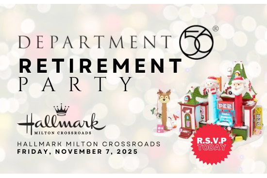 The Great Department 56 Retirement Party - One Day Only!