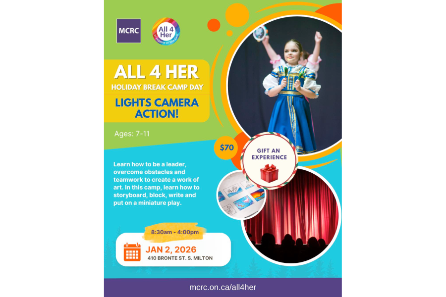 All 4 Her: Lights Camera Action - Winter Break Camp
