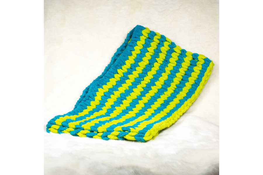 Finger Knit Afghan Workshop