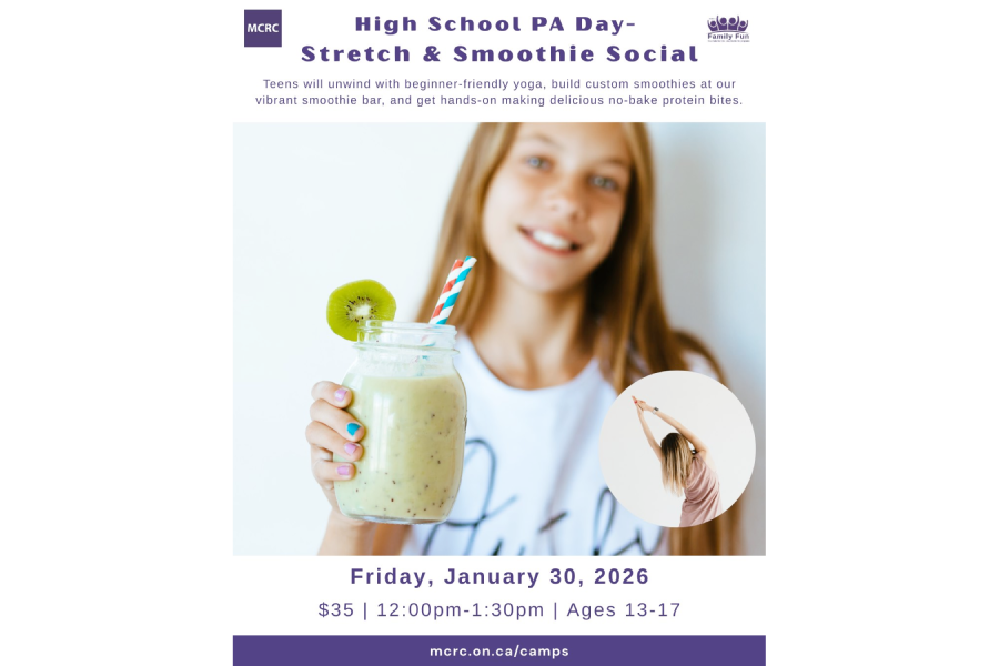Highschool PA Day - Stretch & Smoothie Social