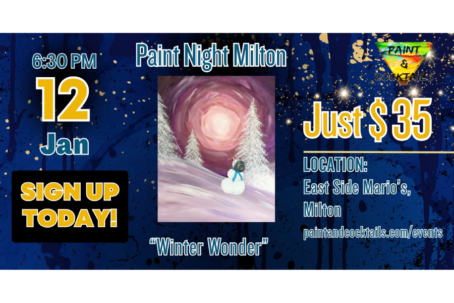 Paint Night at East Side Mario’s, Milton