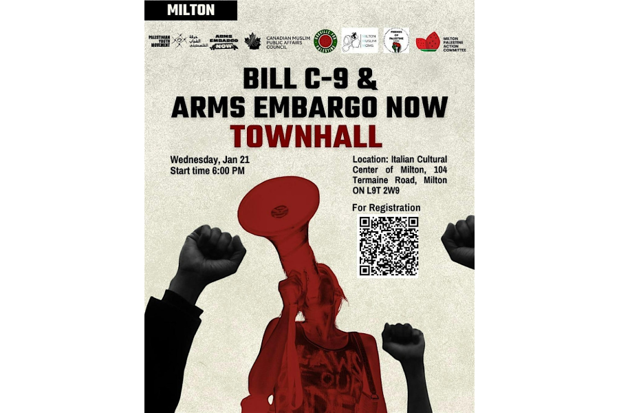 Bill C-9 & Arms Embargo Now Townhall Meeting
