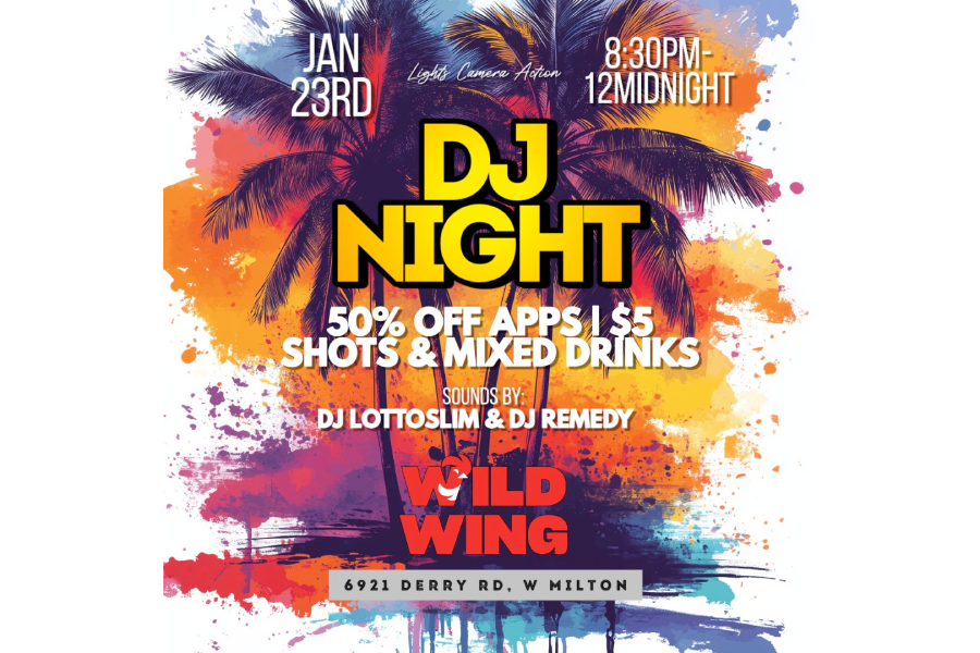 DJ Night at the Wing | Experience Milton