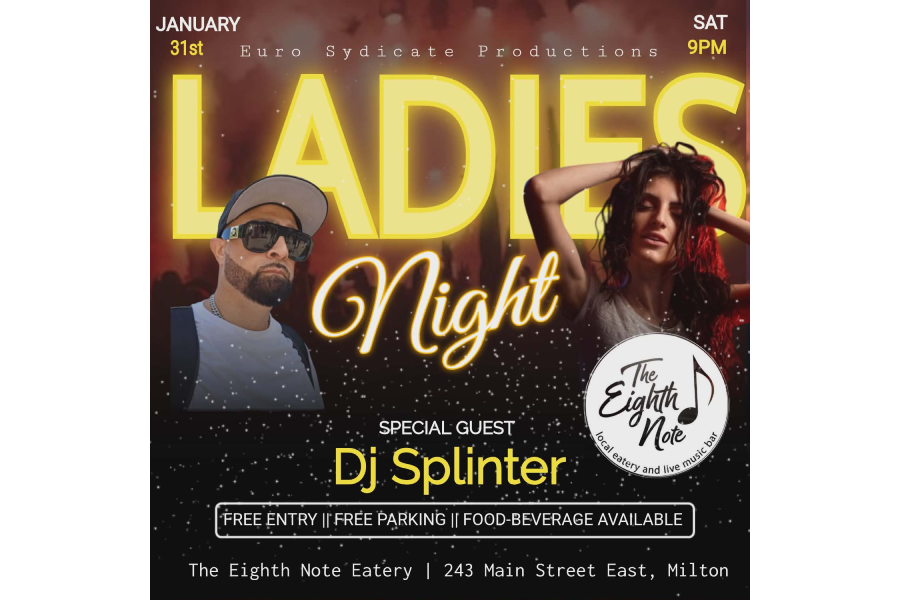 Ladies Night Dance Party Night with DJ Splinter @ The Eighth Note