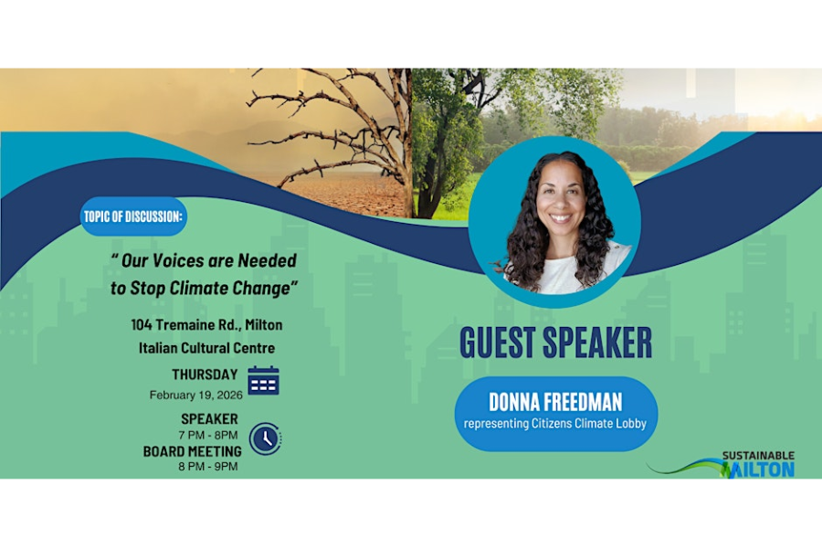 Guest Speaker: Donna Freedman from Citizens Climate Lobby