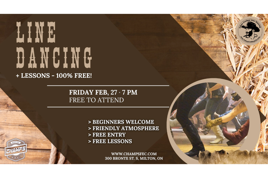 Line Dancing + Lessons: 100% Free To Attend!