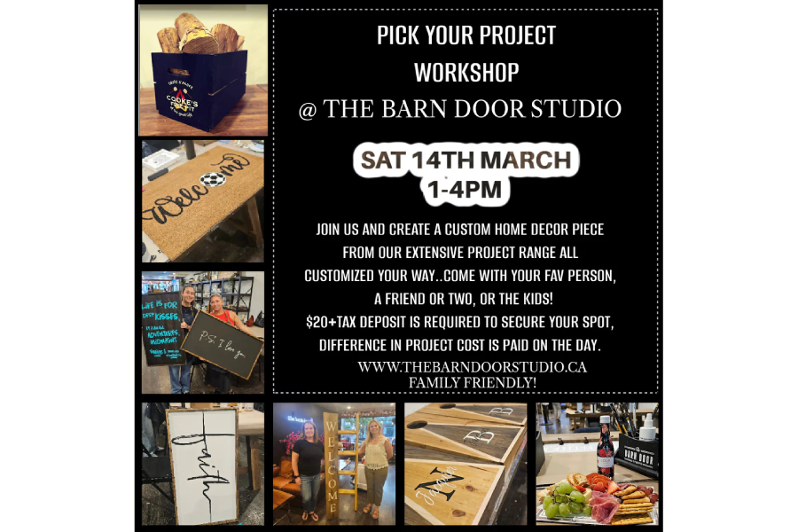 Pick Your Project Crafty Workshop