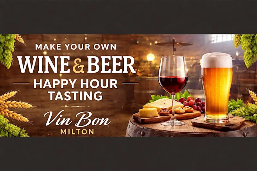Happy Hour Wine & Beer Tasting in Milton