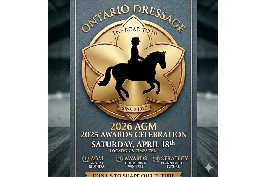 Ontario Dressage AGM, 2025 Awards & 2026 Strategic Plan
