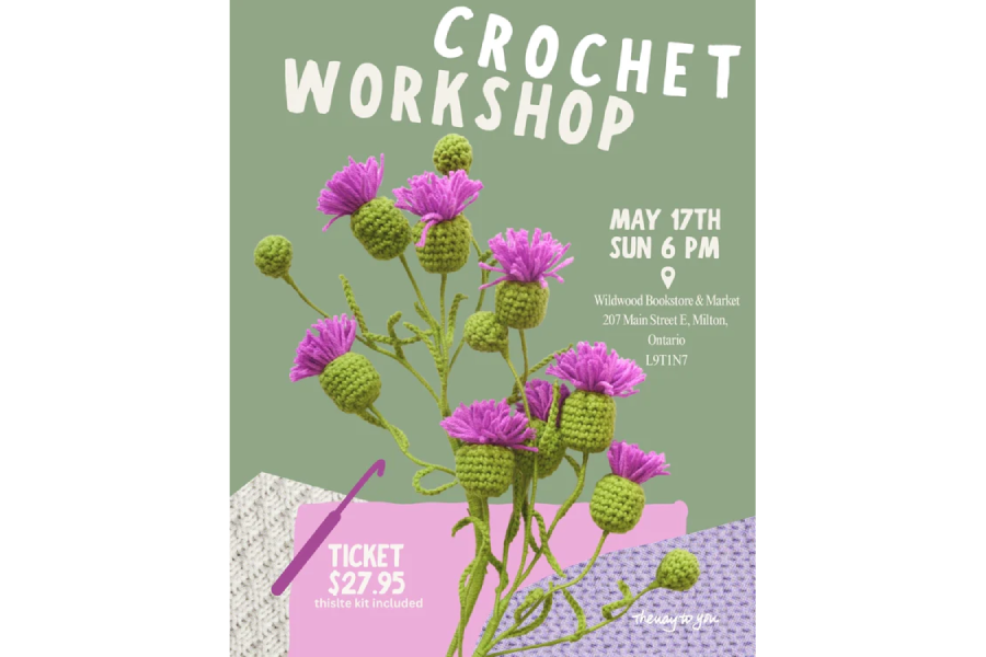 Crochet Workshop (Thistle Flower Stem)