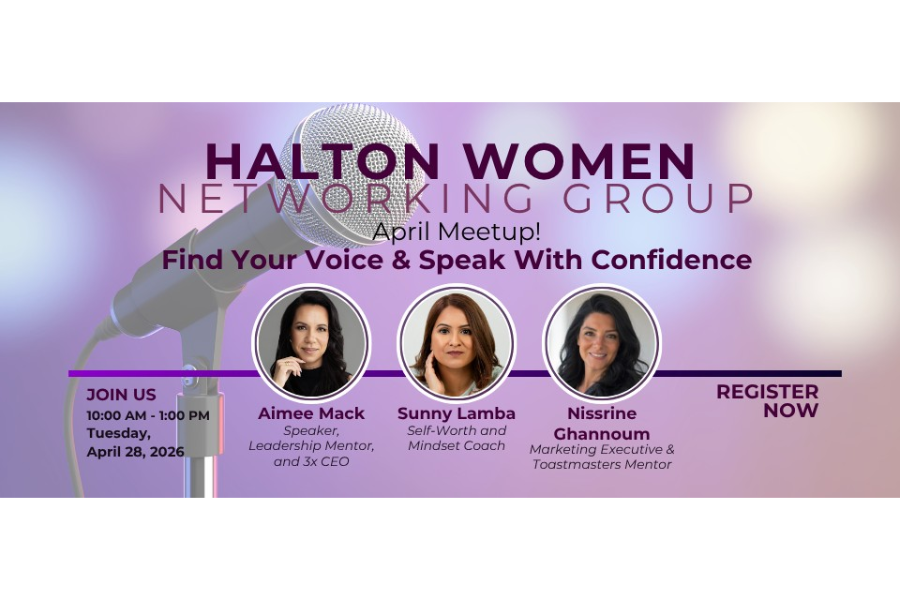 Find Your Voice & Speak With Confidence (A Halton Women Networking Meetup)