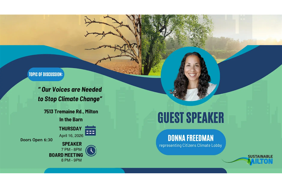 Guest Speaker: Donna Freedman from Citizens Climate Lobby