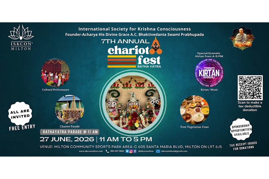 ISKCON Milton Chariot Fest 2026