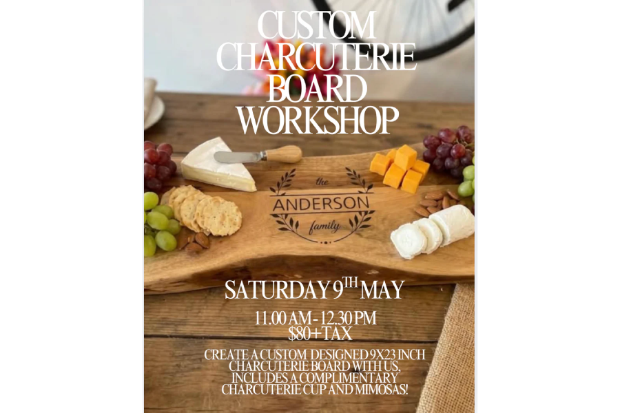 The Barn Door Studio Custom Charcuterie Board Workshop