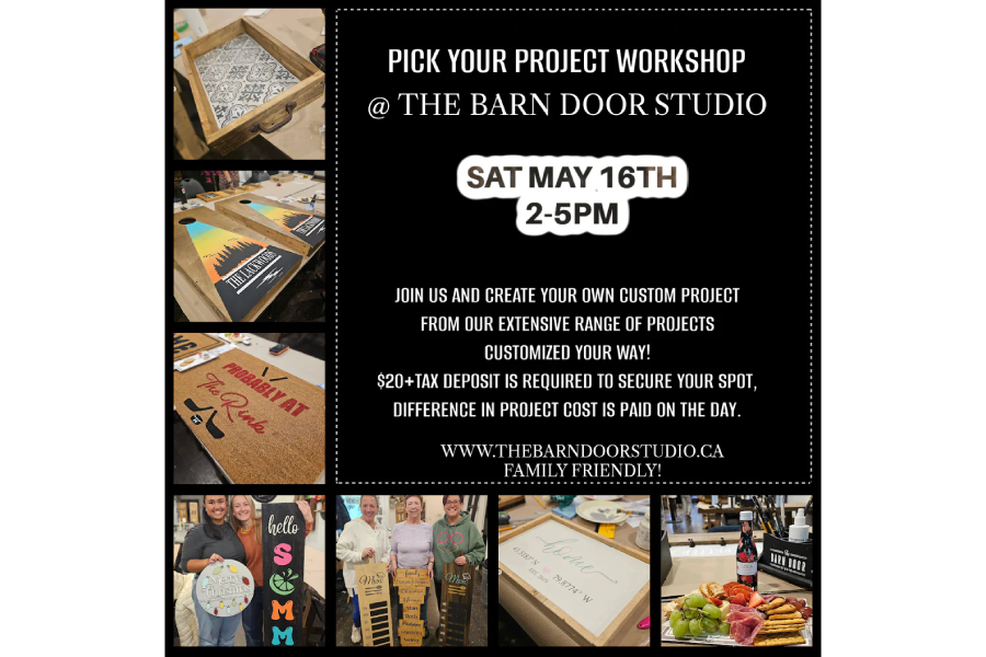 The Barn Door Studio Pick Your Project Crafty Workshop