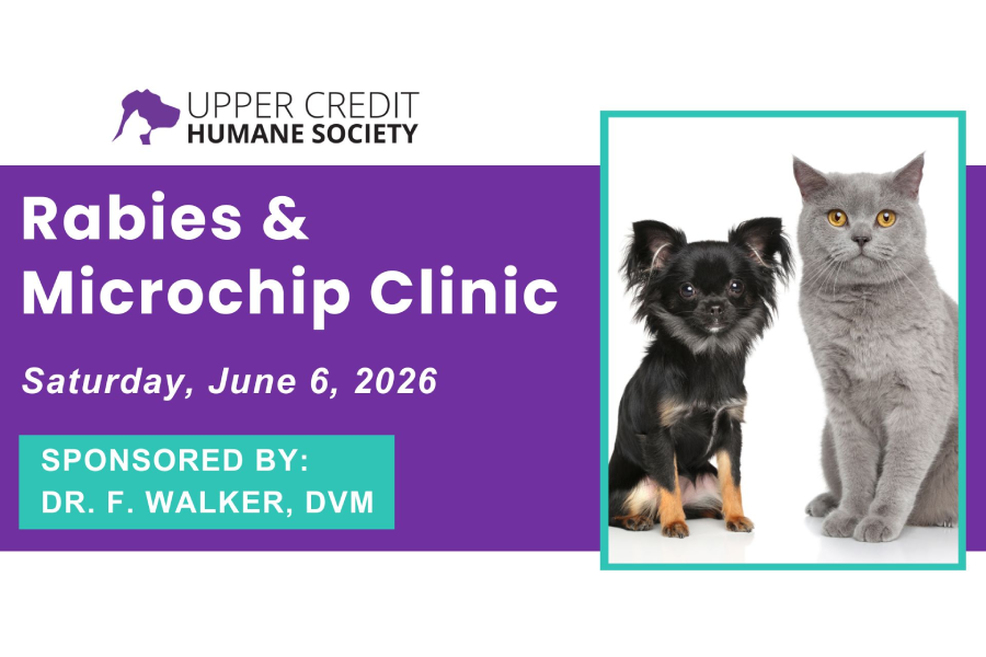 UCHS- Summer Rabies & Microchip Clinic
