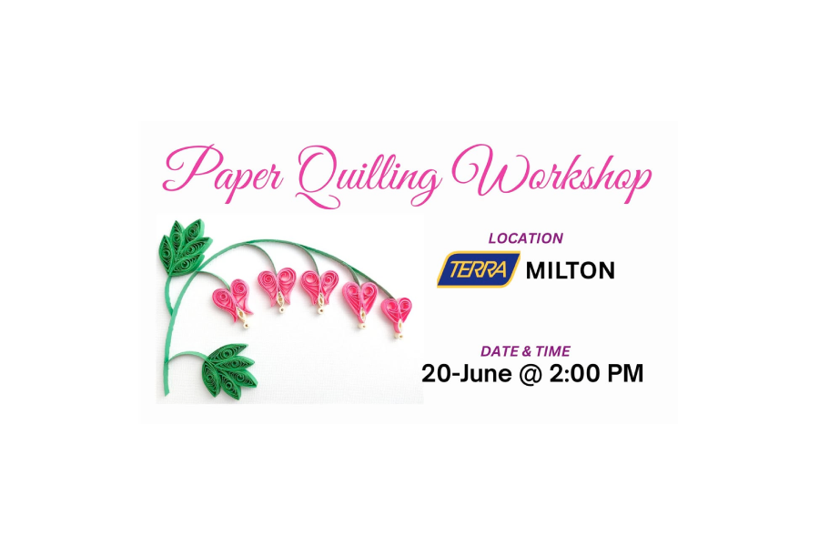 Bleeding Hearts - Paper Quilling Workshop