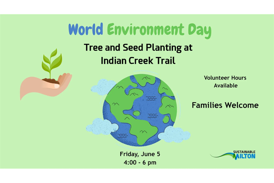 Tree and Seed Planting at Indian Creek Trail