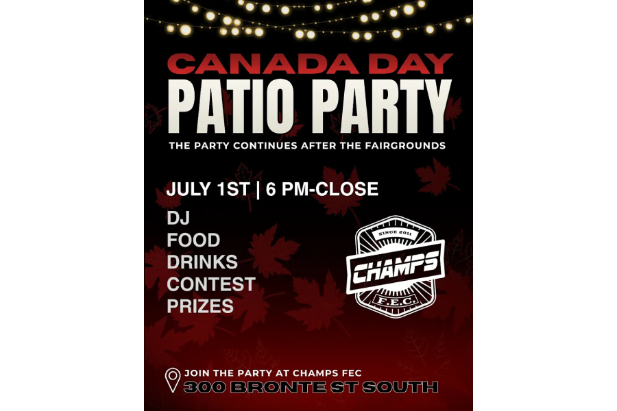 Canada Day Patio Party