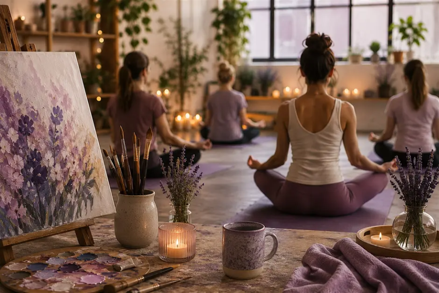 Creative Calm Art + Yoga Experience