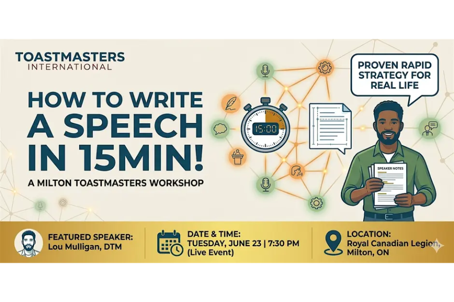 How To Write a Speech in 15 mins