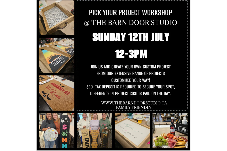 Pick Your Project Crafty Workshop @ The Barn Studio