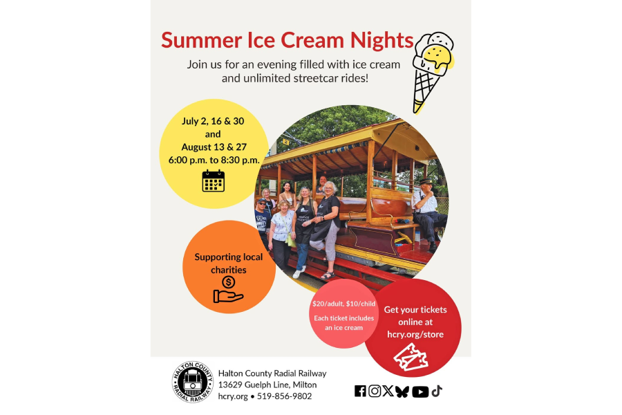 Summer Ice Cream Night @ Halton County Radial Railway