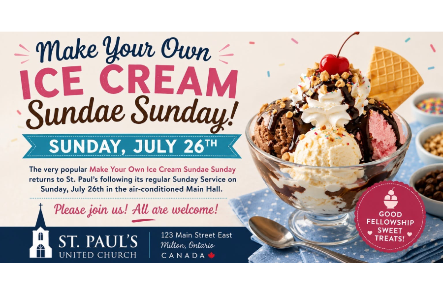 Ice Cream Sundae Sunday