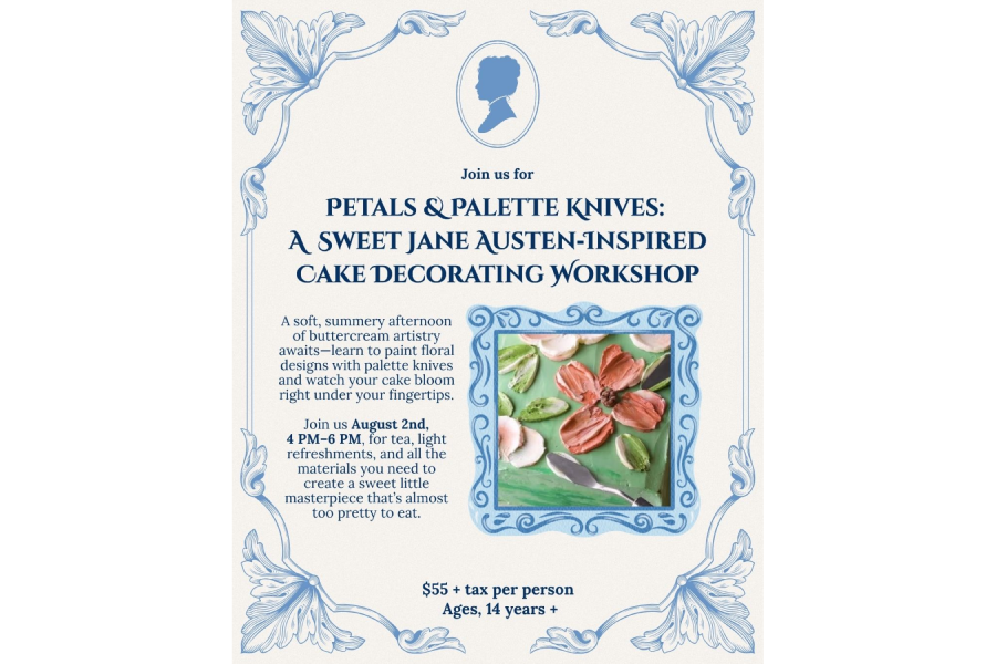 Petals & Palette Knives: A Sweet Jane Austen‑Inspired Cake Decorating Workshop